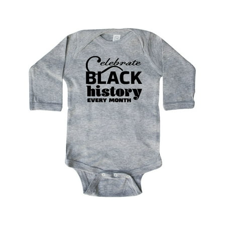 Inktastic Celebrate Black History Every Month Gift Baby Boy or Baby Girl Long Sleeve Bodysuit
Inktastic Celebrate Black History Every Month Gift Baby Boy or Baby Girl Long Sleeve Bodysuit