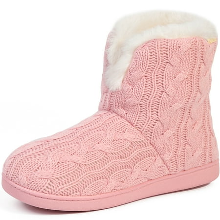 HomeTop Women s Classic Cable Knit Memory Foam Bootie Slipper with Fuzzy Plush Lining
HomeTop Women s Classic Cable Knit Memory Foam Bootie Slipper with Fuzzy Plush Lining