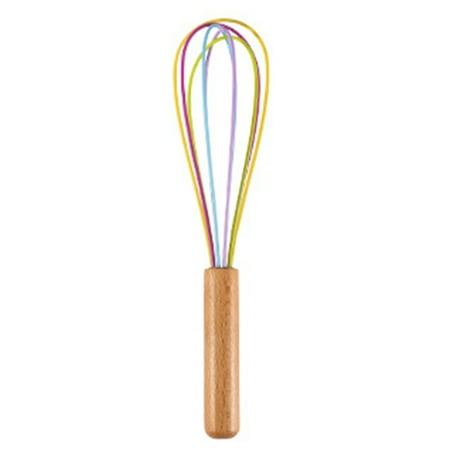 LINASHI Egg Beater 4 Pcs Silicone Whisk with Wooden Handle Comfortable Grip Scratch-resistant Easy to Clean Versatile Kitchen Utensil for Cooking Comfortable
LINASHI Egg Beater 4 Pcs Silicone Whisk with Wooden Handle Comfortable Grip Scratch-resistant Easy to Clean Versatile Kitchen Utensil for Cooking Comfortable