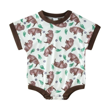 Kids Boys Bodysuit Cartoon Cow Printed Short Sleeve Toddler Spring Summer Baby Playsuits Bodysuits Gifts To Child
Kids Boys Bodysuit Cartoon Cow Printed Short Sleeve Toddler Spring Summer Baby Playsuits Bodysuits Gifts To Child