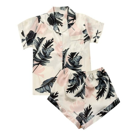 Short Sleeve Shirts for Women Trendy Novelty Print Button Down Lapel Pajamas and Elastic Shorts 2 Piece Outfits Pjs
Short Sleeve Shirts for Women Trendy Novelty Print Button Down Lapel Pajamas and Elastic Shorts 2 Piece Outfits Pjs