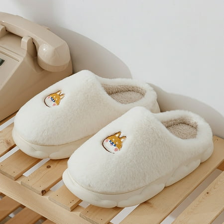 Women Slippers Autumn And Winter Fashion And Comfortable Cartoon Cute Dog Solid Color Warm Non Slip White 7
Women Slippers Autumn And Winter Fashion And Comfortable Cartoon Cute Dog Solid Color Warm Non Slip White 7
