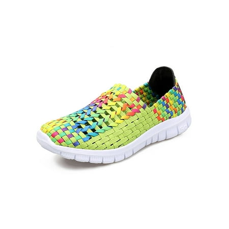 Daeful Ladies Sneakers Comfort Walking Shoes Slip On Sport Shoe Elastic Color Block Womens Non-slip Fluorescent Green 5
Daeful Ladies Sneakers Comfort Walking Shoes Slip On Sport Shoe Elastic Color Block Womens Non-slip Fluorescent Green 5