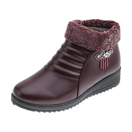 BELLZELY Wide Width Women Shoes Clearance Women s Mother Shoes Cotton Shoes Thickened With Velvet Warm Waterproof Snow Boots
BELLZELY Wide Width Women Shoes Clearance Women s Mother Shoes Cotton Shoes Thickened With Velvet Warm Waterproof Snow Boots