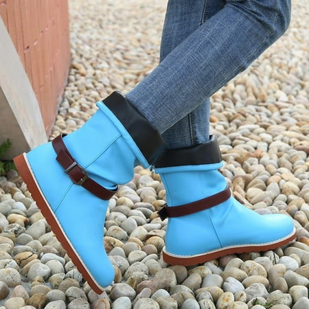 UTTOASFAY Boots for Women Women S Shoes Fashion Round Toe Mid-Heel High Barrel Knight Buckle Retro Long Women Boots Clearance
UTTOASFAY Boots for Women Women S Shoes Fashion Round Toe Mid-Heel High Barrel Knight Buckle Retro Long Women Boots Clearance