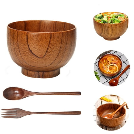 FUSSWIND Wood Salad Bowl 3 Pcs Handmade Wooden Children s Bowl Set for Rice Soup Salad and Decoration
FUSSWIND Wood Salad Bowl 3 Pcs Handmade Wooden Children s Bowl Set for Rice Soup Salad and Decoration