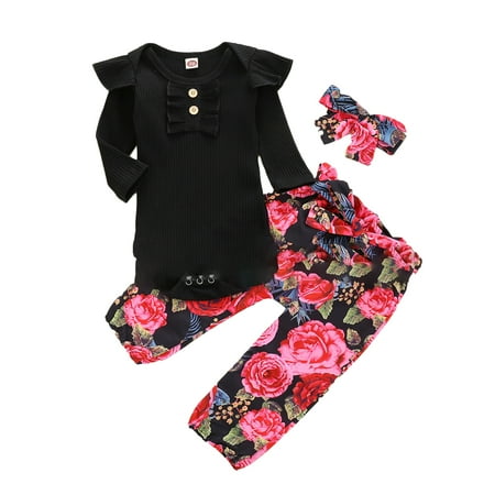 Chaoren 3Pcs/Set Long Sleeve Romper Pants Suit Solid Color Comfortable Soft Toddlers Clothing Set for Baby Girls
Chaoren 3Pcs/Set Long Sleeve Romper Pants Suit Solid Color Comfortable Soft Toddlers Clothing Set for Baby Girls