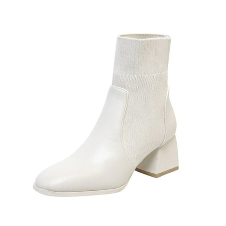 fvwitlyh Ankle Boots for Women Boots Size 12 Ladies British Style Solid Color Leather Knitted Boots for Women Booties Flat Heel Side Zipper
fvwitlyh Ankle Boots for Women Boots Size 12 Ladies British Style Solid Color Leather Knitted Boots for Women Booties Flat Heel Side Zipper