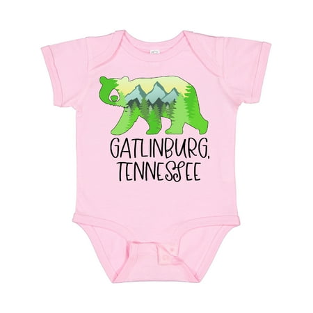 Inktastic Gatlinburg Tennessee- Mountains and Bear Shape Boys or Girls Baby Bodysuit
Inktastic Gatlinburg Tennessee- Mountains and Bear Shape Boys or Girls Baby Bodysuit