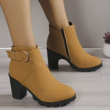 Aueoeo Womens Boots Fall Womens Ankle Boots Round Toe Low Heels Chunky Heel Booties Winter Boots Western Shoes
Aueoeo Womens Boots Fall Womens Ankle Boots Round Toe Low Heels Chunky Heel Booties Winter Boots Western Shoes