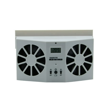 Solar Dual Car Exhaust Fan Rechargeable Auto Ventilator Ventilation System Car Cooler Ventilation Fan Front/Rear Window Windshield Fan (White)
Solar Dual Car Exhaust Fan Rechargeable Auto Ventilator Ventilation System Car Cooler Ventilation Fan Front/Rear Window Windshield Fan (White)