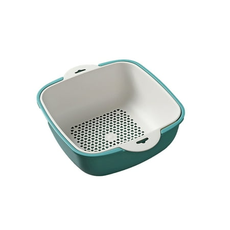 UDIYO Washing Strainer Bowl 1 Set 2-In-1 Washing Strainer Bowl Separation Design PP Vegetable Cleaning Colander Kitchen Assistant
UDIYO Washing Strainer Bowl 1 Set 2-In-1 Washing Strainer Bowl Separation Design PP Vegetable Cleaning Colander Kitchen Assistant
