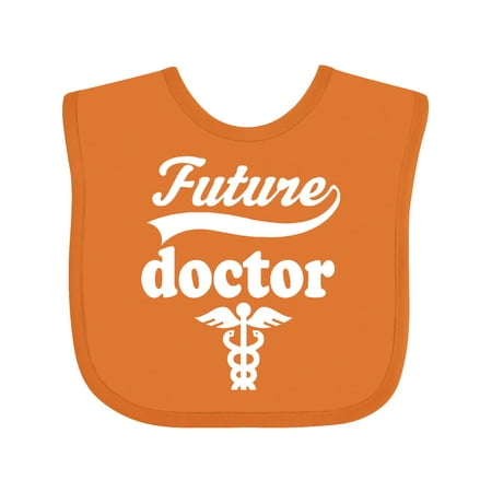 Inktastic Future Doctor Medical Career Gift Baby Boy or Baby Girl Bib