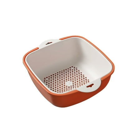 Meizhencang 1 Set 2-In-1 Washing Strainer Bowl Separation Design PP Vegetable Cleaning Colander Kitchen Assistant
Meizhencang 1 Set 2-In-1 Washing Strainer Bowl Separation Design PP Vegetable Cleaning Colander Kitchen Assistant