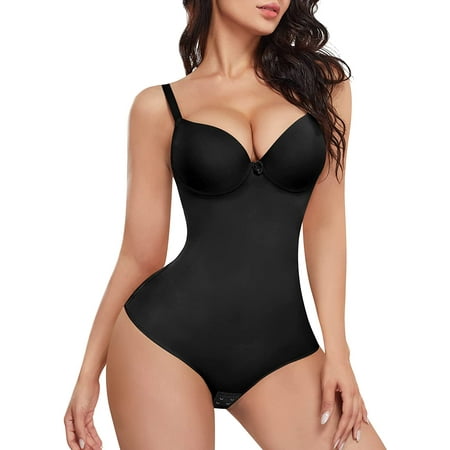 Molutan Women Waist Trainer Bodysuits Tummy Control Corset Shapewear Stomach Body Shaper Slimming Girdles with Built-in Bra(Black L)
Molutan Women Waist Trainer Bodysuits Tummy Control Corset Shapewear Stomach Body Shaper Slimming Girdles with Built-in Bra(Black L)