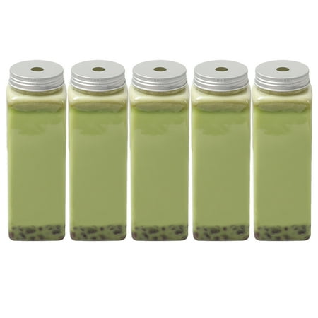 5Pcs 500ml Plastic Coffee Bottles Disposable Juice Empty Bottles PET Water Storage Container with Hole Lid
5Pcs 500ml Plastic Coffee Bottles Disposable Juice Empty Bottles PET Water Storage Container with Hole Lid