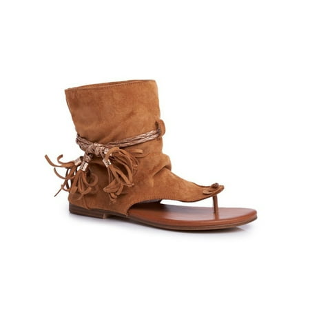 Daeful Womens Flip Flops Summer Sandal Boots Bohemian Sandals Outdoor Comfortable Flat Tassel Beach Shoe Dark Brown 9
Daeful Womens Flip Flops Summer Sandal Boots Bohemian Sandals Outdoor Comfortable Flat Tassel Beach Shoe Dark Brown 9