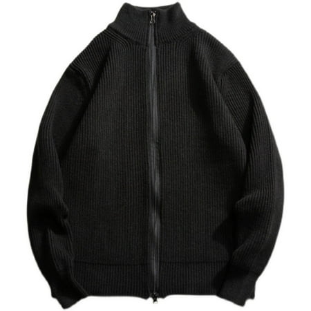 Holloyiver Spring And Autumn Style Zipper Cardigan Men s Turtleneck Knit Sweater Coat Black
Holloyiver Spring And Autumn Style Zipper Cardigan Men s Turtleneck Knit Sweater Coat Black