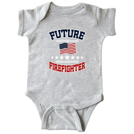 Inktastic Future Firefighter Outfit Gift Baby Boy or Baby Girl Bodysuit