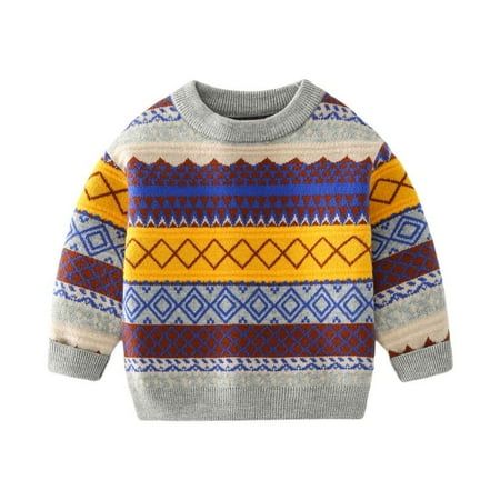 Baby Boys Sweater Knit Cotton Pullover Sweater Casual Long Sleeve Pullover Knit Sweater 1-7 Years
Baby Boys Sweater Knit Cotton Pullover Sweater Casual Long Sleeve Pullover Knit Sweater 1-7 Years