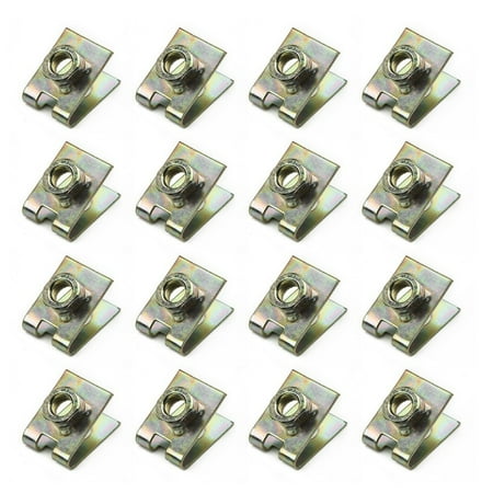 Fule 20X Metal U Shape Clips Speed Nuts Fastener Rivet M6 for Auto Car Pannel Fender
Fule 20X Metal U Shape Clips Speed Nuts Fastener Rivet M6 for Auto Car Pannel Fender
