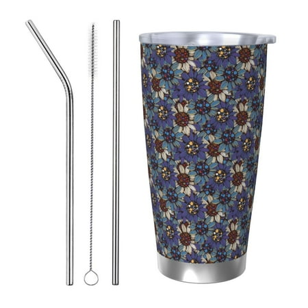 Zeuib Boho Style Sunflowers Design Printed 20oz Stainless Steel Insulated Car Cup Stainless Steel Thermal Cup Vacuum Insulated Leak-proof Travel Mug Cup-Straw Three-piece Set
Zeuib Boho Style Sunflowers Design Printed 20oz Stainless Steel Insulated Car Cup Stainless Steel Thermal Cup Vacuum Insulated Leak-proof Travel Mug Cup-Straw Three-piece Set