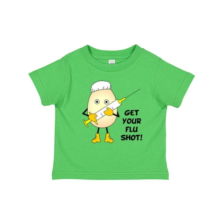 Inktastic Egghead Nurse Flu Shot Gift Toddler Boy or Toddler Girl T-Shirt