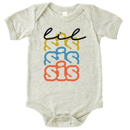 Little Sister Colorful Shirt and Bodysuit for Girls Sister Sibling Outfit Natural Heather Bodysuit Newborn
Little Sister Colorful Shirt and Bodysuit for Girls Sister Sibling Outfit Natural Heather Bodysuit Newborn
