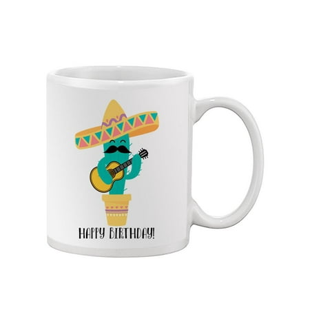 Happy Birthday Cactus Mug - SPIdeals Designs