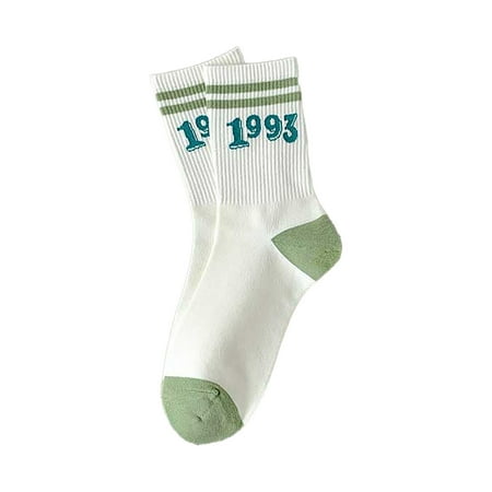 Qxutpo Socks for Women Breathable Striped Mid Calf In Green for Any Season Simple and Long Tube Socks
Qxutpo Socks for Women Breathable Striped Mid Calf In Green for Any Season Simple and Long Tube Socks