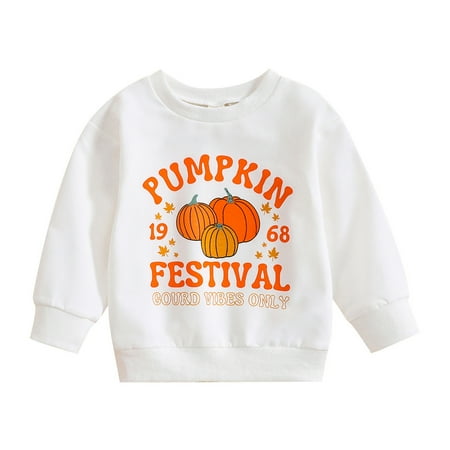 Toddler Baby Boys Girls Pumpkin Print Long Sleeve Tops Kids Clothes Fall Outfits For Girls Toddler Halloween Sweatshirt Halloween Clothes For Kids
Toddler Baby Boys Girls Pumpkin Print Long Sleeve Tops Kids Clothes Fall Outfits For Girls Toddler Halloween Sweatshirt Halloween Clothes For Kids