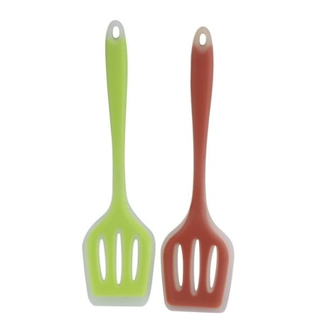 Benefischl 2 Pieces Silicone Turner Spatula Slotted Spatula Heat Resistant Non-Stick Kitchen Utensil for Fish Eggs Pancakes 12 Inch
Benefischl 2 Pieces Silicone Turner Spatula Slotted Spatula Heat Resistant Non-Stick Kitchen Utensil for Fish Eggs Pancakes 12 Inch