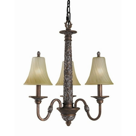 Woodbridge Lighting Vergennes 3-Light Shaded Chandelier