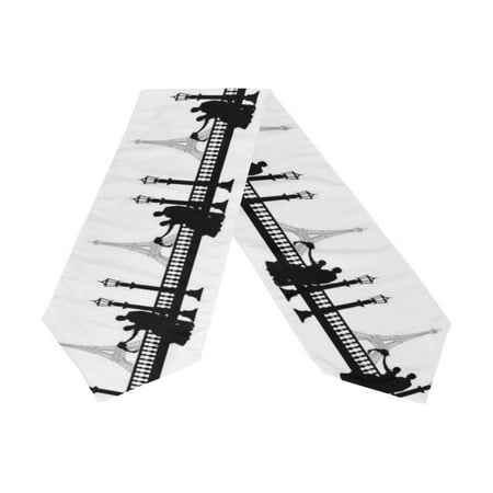 POPCreation Love Couple Eiffel Tower Table Runner 13x70 Inches White Table Top Decoration
POPCreation Love Couple Eiffel Tower Table Runner 13x70 Inches White Table Top Decoration
