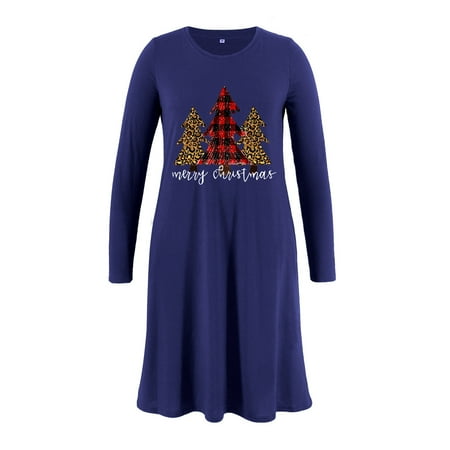 Summer Savings Clearances Women Maternity Wear Christmas Tree Printed Long Warm Sweatshirt Long Sleeve Crewneck Pocket Dress
Summer Savings Clearances Women Maternity Wear Christmas Tree Printed Long Warm Sweatshirt Long Sleeve Crewneck Pocket Dress