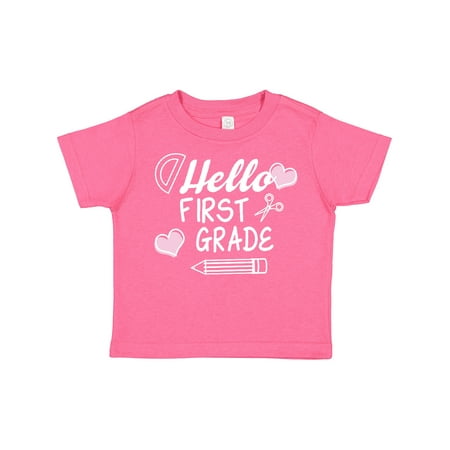 Inktastic Hello 1st Grade with Hearts and School Supplies Gift Toddler Boy or Toddler Girl T-Shirt
Inktastic Hello 1st Grade with Hearts and School Supplies Gift Toddler Boy or Toddler Girl T-Shirt