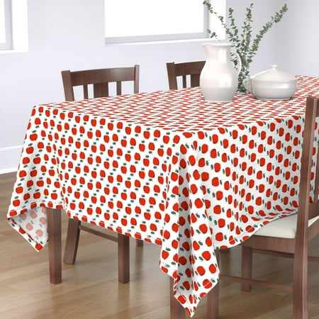 Cotton Sateen Tablecloth 70 x 90 - Apples Red Kids Sweet Fruit Fruits Cute Food White Summer Fall Teacher Print Custom Table Linens by Spoonflower
Cotton Sateen Tablecloth 70 x 90 - Apples Red Kids Sweet Fruit Fruits Cute Food White Summer Fall Teacher Print Custom Table Linens by Spoonflower