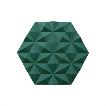 Thick Silicone Table Mat 3D Effect Geometric Anti-Slip Soft Coaster Heat-Resistant Table Placemat for Kitchen Bar
Thick Silicone Table Mat 3D Effect Geometric Anti-Slip Soft Coaster Heat-Resistant Table Placemat for Kitchen Bar