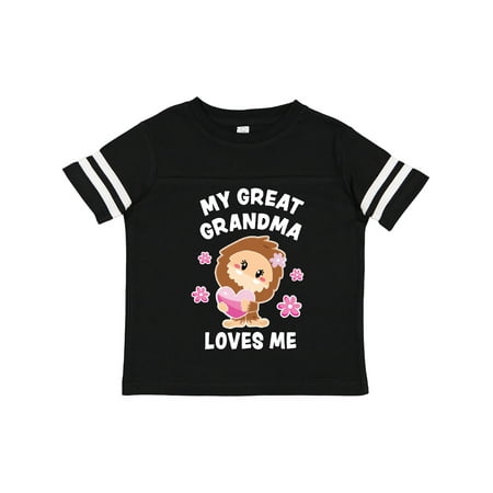 Inktastic My Great Grandma Loves Me with Bigfoot Gift Toddler Toddler Girl T-Shirt
Inktastic My Great Grandma Loves Me with Bigfoot Gift Toddler Toddler Girl T-Shirt