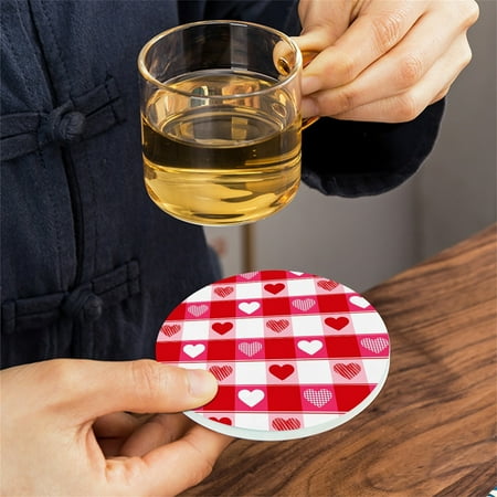 KKCXFJX Kitchen Gadgets Four Piece Suit Valentine s Day Love Round Placemat Potholder Placemat Gifts
KKCXFJX Kitchen Gadgets Four Piece Suit Valentine s Day Love Round Placemat Potholder Placemat Gifts