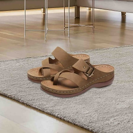 Egmy Summer Casual All Over Sandals Platform Slippers with Wedge Heel Metal Buckle
Egmy Summer Casual All Over Sandals Platform Slippers with Wedge Heel Metal Buckle