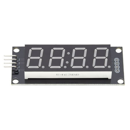 LED Display Tube Module Digital Reliable LED Display Tube With 4 Mounting Holes For Use Library TM1637.h Red
LED Display Tube Module Digital Reliable LED Display Tube With 4 Mounting Holes For Use Library TM1637.h Red