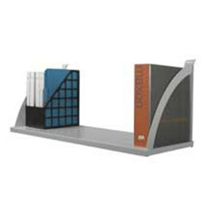 Basyx BSX Partition Mounted Shelf- 60in. W- Gray