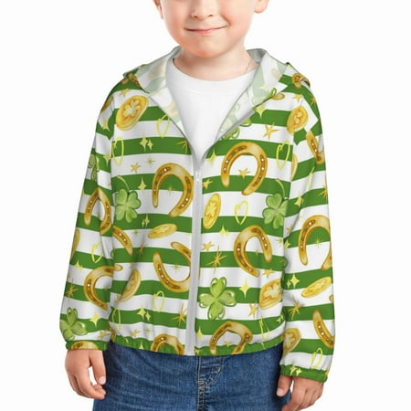 Vsdgher Watercolor St Patrick Day Kids Sun Protection Hoodie with Zip Rash Guard Tops Children s Long Sleeve Sun Protection Clothing - 3 Years
Vsdgher Watercolor St Patrick Day Kids Sun Protection Hoodie with Zip Rash Guard Tops Children s Long Sleeve Sun Protection Clothing - 3 Years