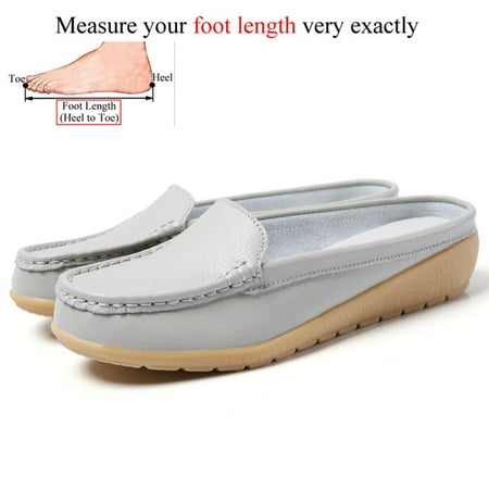 Summer Genuine Leather Women Flats Hollow Slip On Leather Loafers Ladies Shoes Korean Style Soft Moccasins Half Slippers Size 43
Summer Genuine Leather Women Flats Hollow Slip On Leather Loafers Ladies Shoes Korean Style Soft Moccasins Half Slippers Size 43