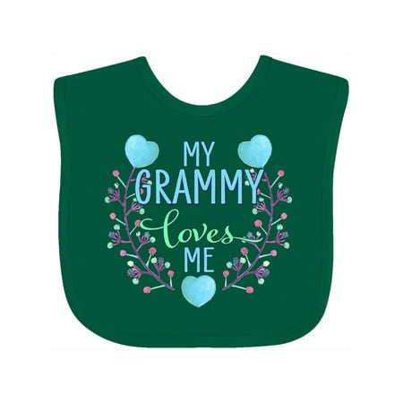 Inktastic My Grammy Loves Me- Painted Flowers and Hearts Gift Baby Boy or Baby Girl Bib
Inktastic My Grammy Loves Me- Painted Flowers and Hearts Gift Baby Boy or Baby Girl Bib