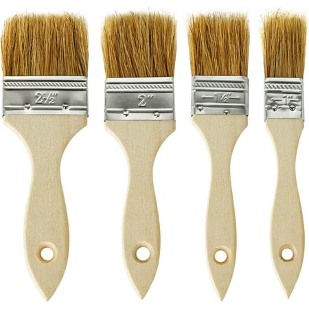 Cooking Baking Brush Pastry Basting Barbecue Sauce Oil Food Brush Set with Natural Boar Bristle and Beech Wooden Handle for Baking 4PCS (1” 1.5” 1.7” 2.3”)
Cooking Baking Brush Pastry Basting Barbecue Sauce Oil Food Brush Set with Natural Boar Bristle and Beech Wooden Handle for Baking 4PCS (1” 1.5” 1.7” 2.3”)