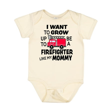 Inktastic I Want to Grow Up to Be a Firefighter Like My Mommy Gift Baby Boy or Baby Girl Bodysuit
Inktastic I Want to Grow Up to Be a Firefighter Like My Mommy Gift Baby Boy or Baby Girl Bodysuit