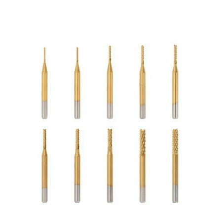 10Pcs CNC Machine Router Bit PCB Carbide End Mill Tool Cutting Bits CNC Milling Cutters Kit A
10Pcs CNC Machine Router Bit PCB Carbide End Mill Tool Cutting Bits CNC Milling Cutters Kit A