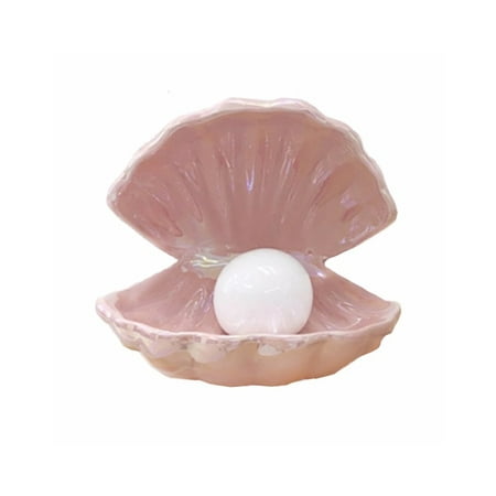 Shell Night Lamp Household Tabletop Decor Exquisite Ceramic Pearl Sleeping Bedside Light Desk Lamps Adornment Birthday Gift Pink
Shell Night Lamp Household Tabletop Decor Exquisite Ceramic Pearl Sleeping Bedside Light Desk Lamps Adornment Birthday Gift Pink